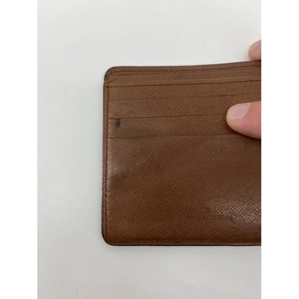 AUTHENTIC Louis Vuitton Brown Monogram Canvas Wallet